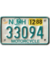 Americká SPZ New Hampshire 33094 moto