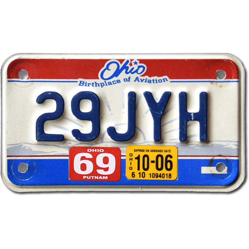 Americká SPZ Ohio 29JYH moto