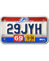 Americká SPZ Ohio 29JYH moto