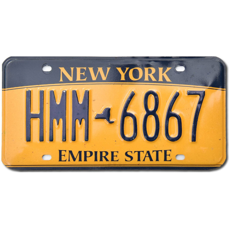 Americká SPZ New York Empire State HMM 6867