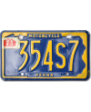 Americká SPZ Pennsylvania 354S7 moto