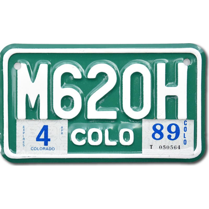 Americká SPZ Colorado M620H moto