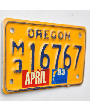 Americká SPZ Oregon M3 16767 moto