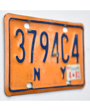 Americká SPZ New York Yellow 3794C4 moto