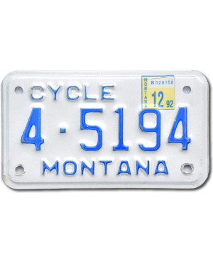 Americká SPZ Montana 4-5194 Moto
