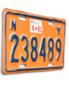 Americká SPZ New York Yellow 238489 moto