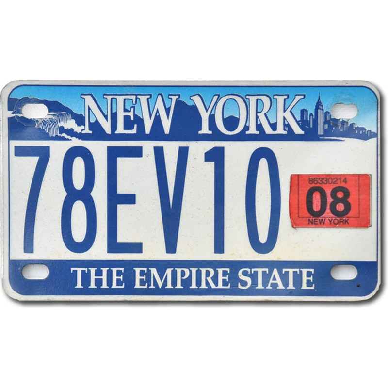 Americká SPZ New York Empire 78EV10 moto