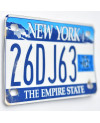 Americká SPZ New York Empire 26DJ63 moto