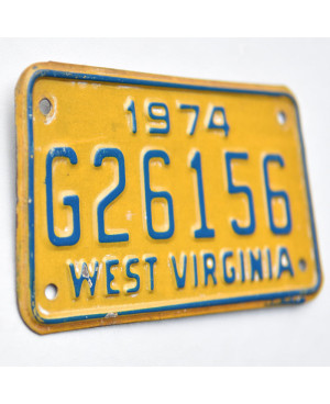 Americká SPZ West Virginia G26156 moto