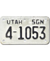 Americká SPZ Utah 4-1053 moto