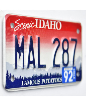 Americká SPZ Idaho MAL 287 moto
