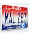 Americká SPZ Idaho MAL 287 moto