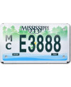 Americká SPZ Mississippi MC E3888 moto