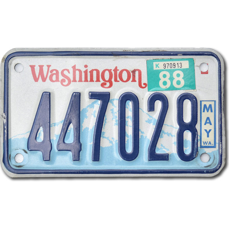 Americká SPZ Washington 447028 moto