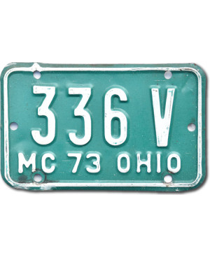 Americká SPZ Ohio 336V moto