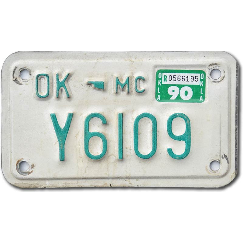 Americká SPZ Oklahoma Y6109