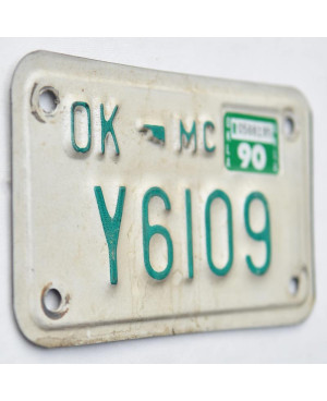 Americká SPZ Oklahoma Y6109