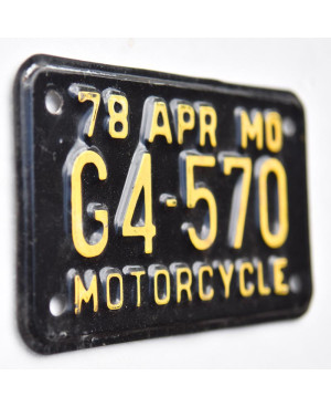 Americká SPZ Missouri G4 570 moto