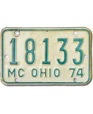 Americká SPZ Ohio 18133 moto