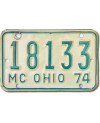 Americká SPZ Ohio 18133 moto