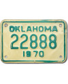 Americká SPZ Oklahoma 22888 moto