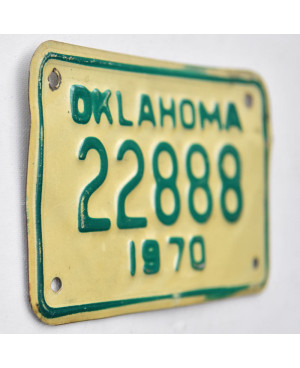 Americká SPZ Oklahoma 22888 moto