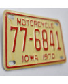 Americká SPZ Iowa 77-6841 moto