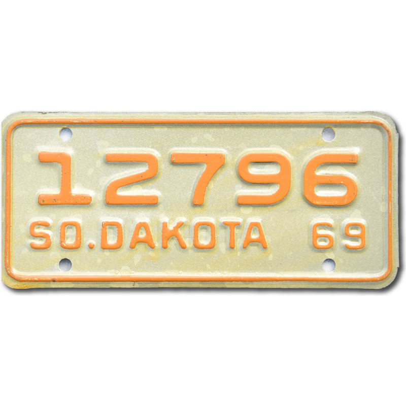 Americká SPZ South Dakota 12796 moto