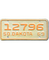 Americká SPZ South Dakota 12796 moto