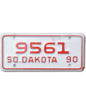Americká SPZ South Dakota 9561 moto