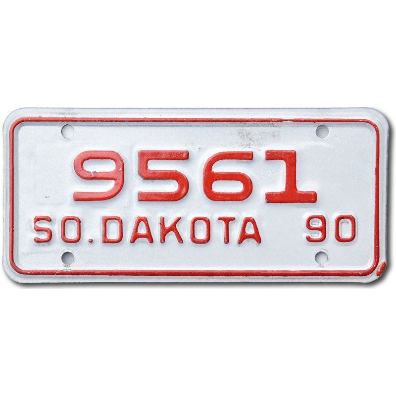 Americká SPZ South Dakota 9561 moto