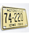 Americká SPZ Iowa 74-220 moto