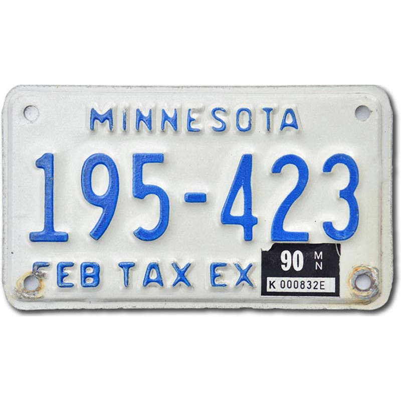 Americká SPZ Minnesota 195-423 moto