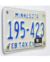 Americká SPZ Minnesota 195-423 moto