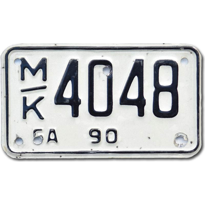 Americká SPZ Georgia MK4048 moto
