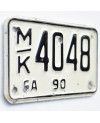 Americká SPZ Georgia MK4048 moto