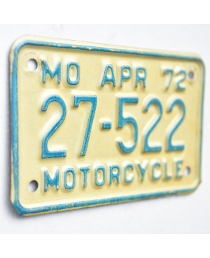 Americká SPZ Missouri 27-522 moto