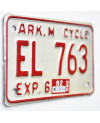 Americká SPZ Arkansas EL 763 moto