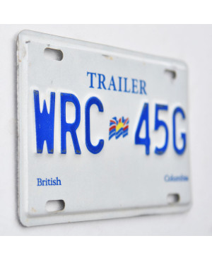 Kanadská SPZ British Columbia Trailer WRC 45G