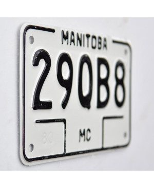 Kanadská SPZ Manitoba 29QB8 moto