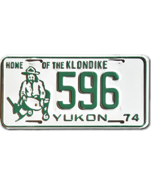 Kanadská SPZ Yukon 1974 Home Of The Klondike 596