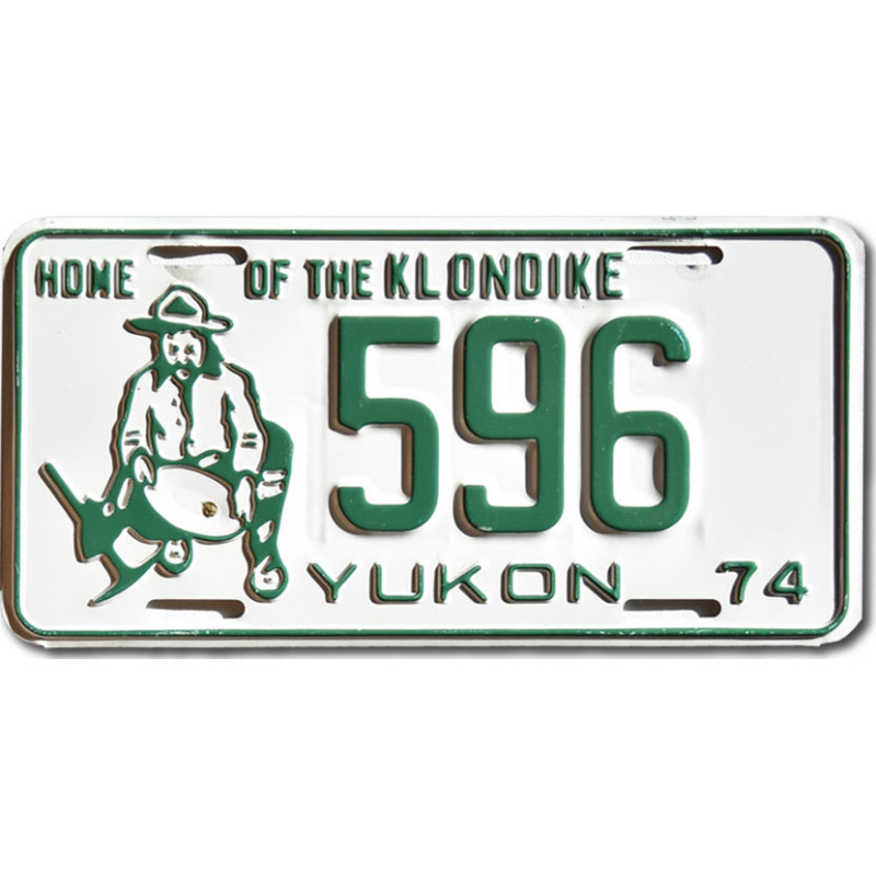 Kanadská SPZ Yukon 1974 Home Of The Klondike 596