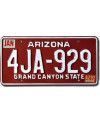Americká SPZ Arizona Red 4JA-629