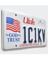 Americká SPZ Utah In God We Trust