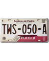 Mexická SPZ Puebla TWS-050-A