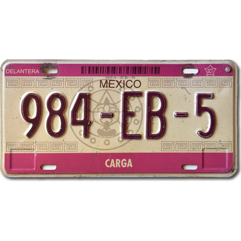 Mexická SPZ Interstate Truck 984-EB-5