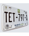 Mexická SPZ Nuevo León TET-797-A