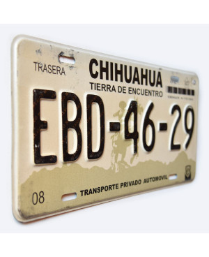 Mexická SPZ Chihuahua EBD-46-29