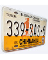 Mexická SPZ Chihuahua 339-SAS-5