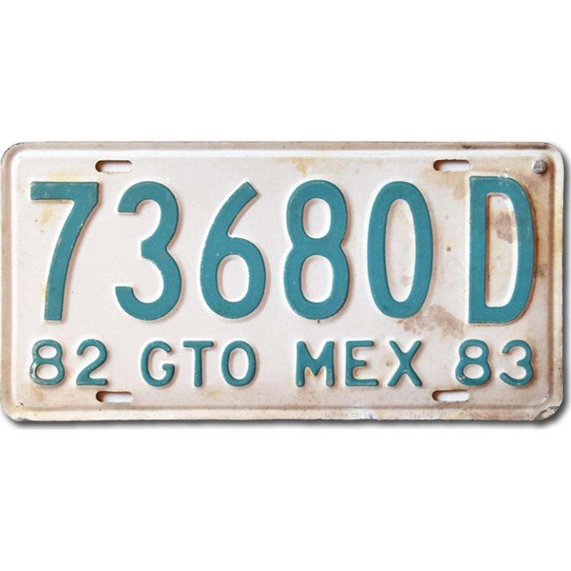 Mexická SPZ Guanajuato 73680D